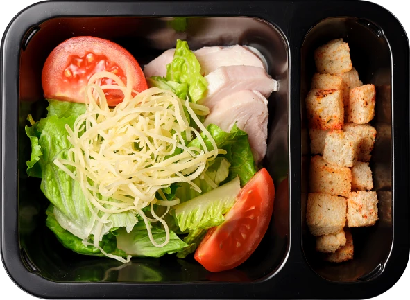 Салат Цезарь с курицей