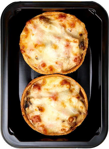 Куриный жульен с ветчиной и грибами