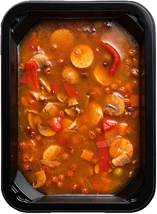 Охотничий суп с колбасками