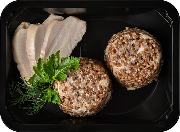 Гречневая запеканка с куриным филе