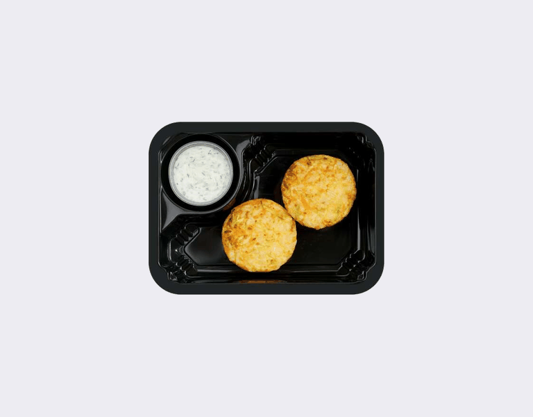 Кабачковые маффины с рисом и индейкой. Соус йогуртово-огуречный