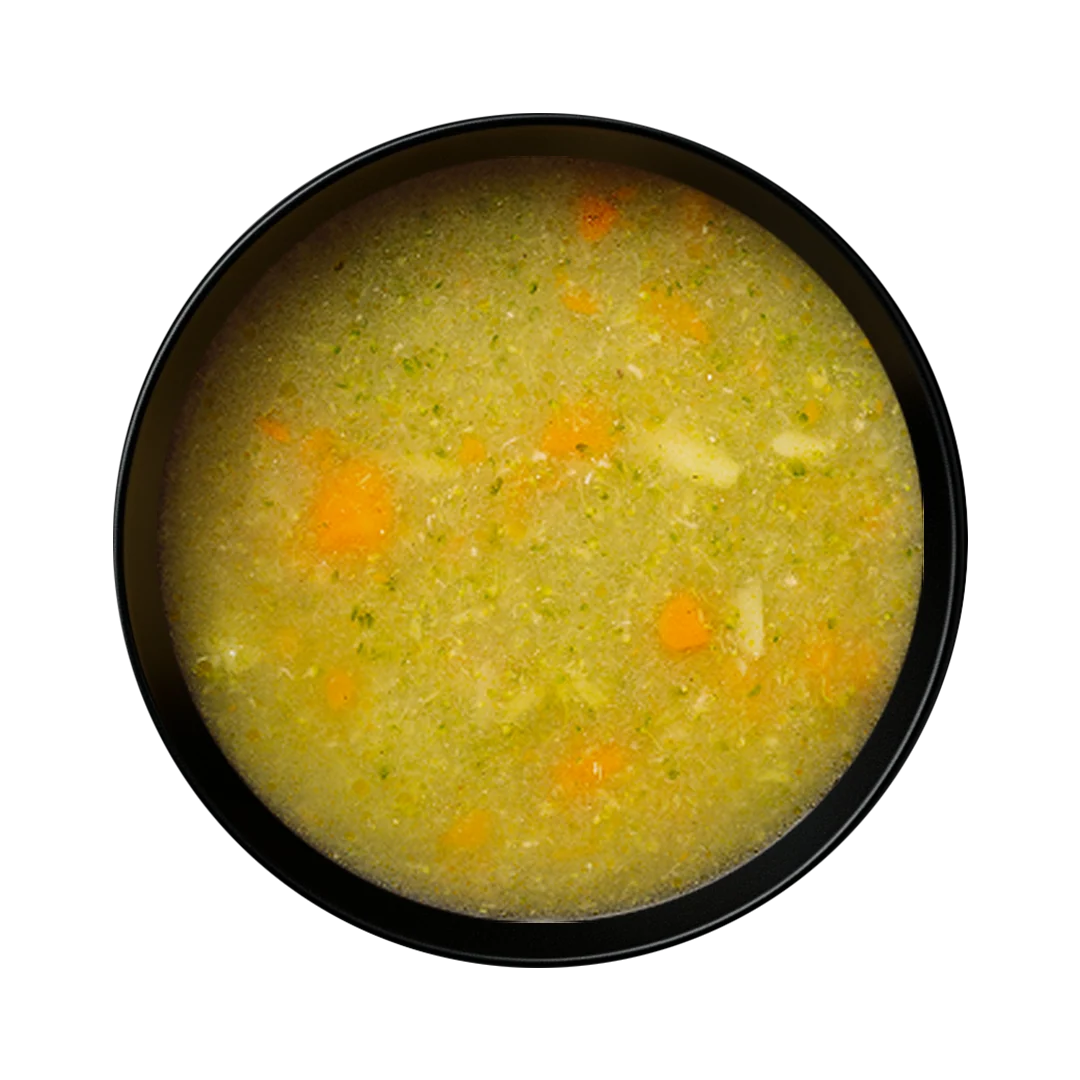 Куриный суп с перловкой и брокколи