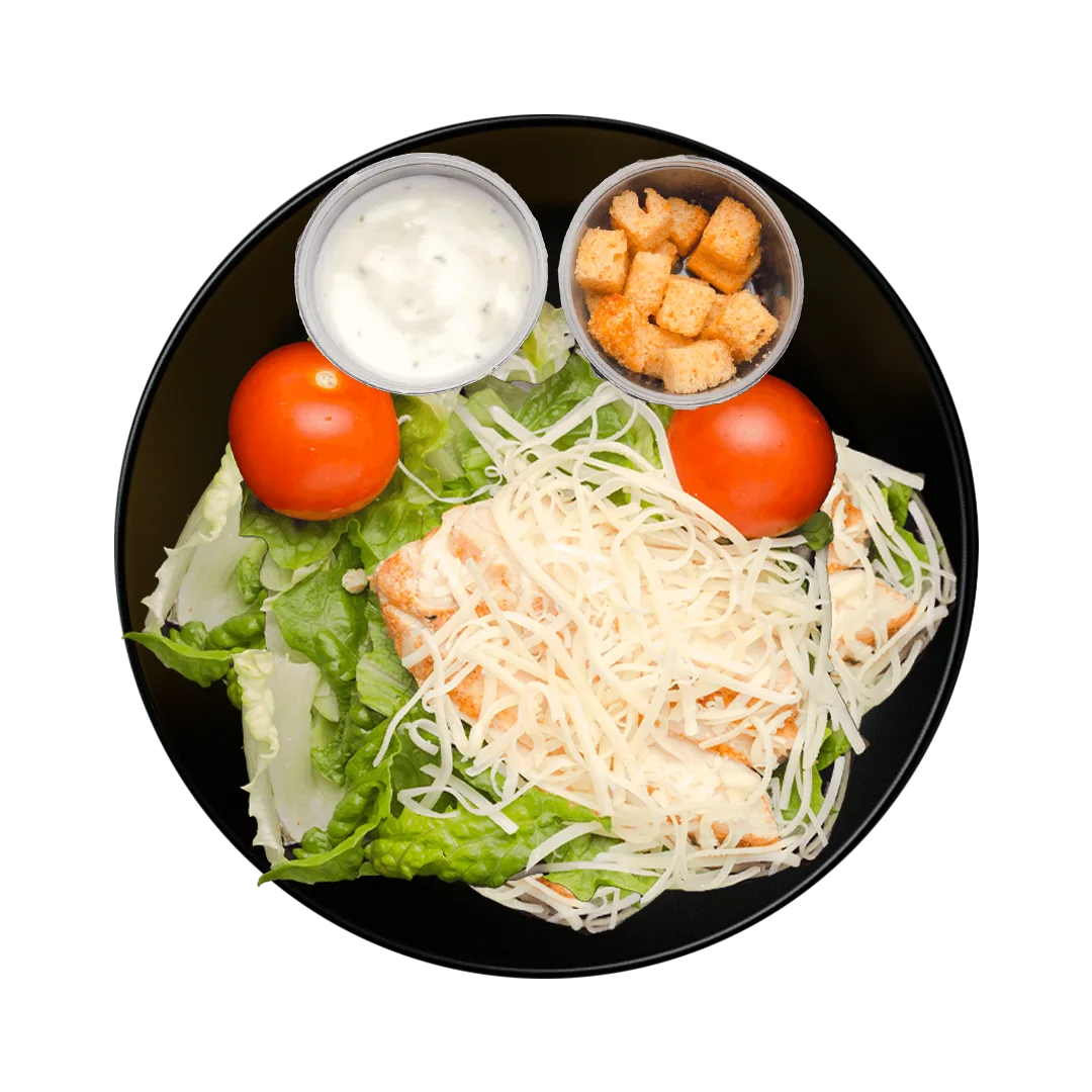 Салат Цезарь с курицей