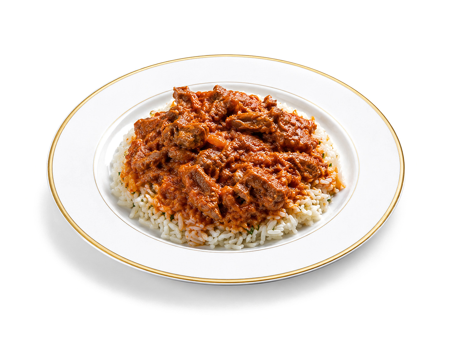 Поджарка из говядины с рисом
