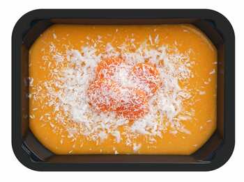 Крем суп морковно-рисовый с кокосом