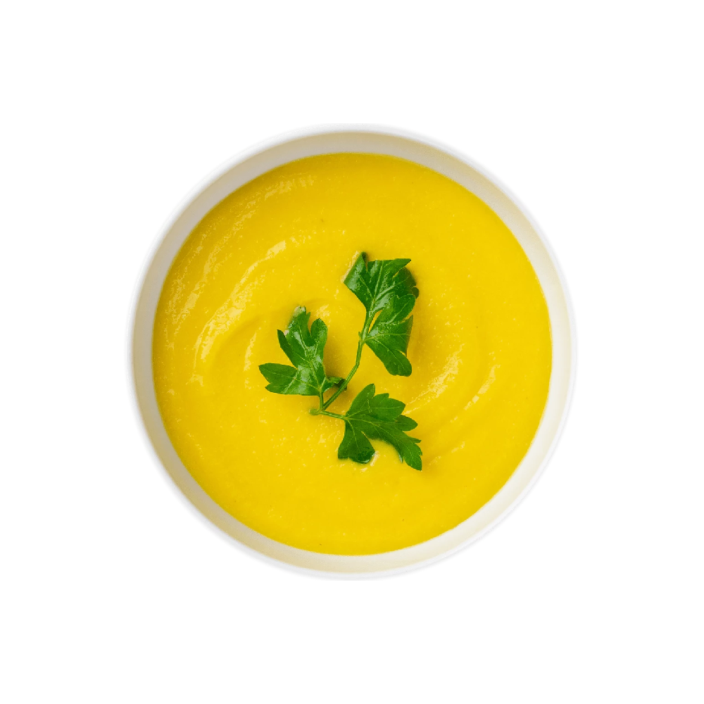 Крем-суп из маиса с апельсином